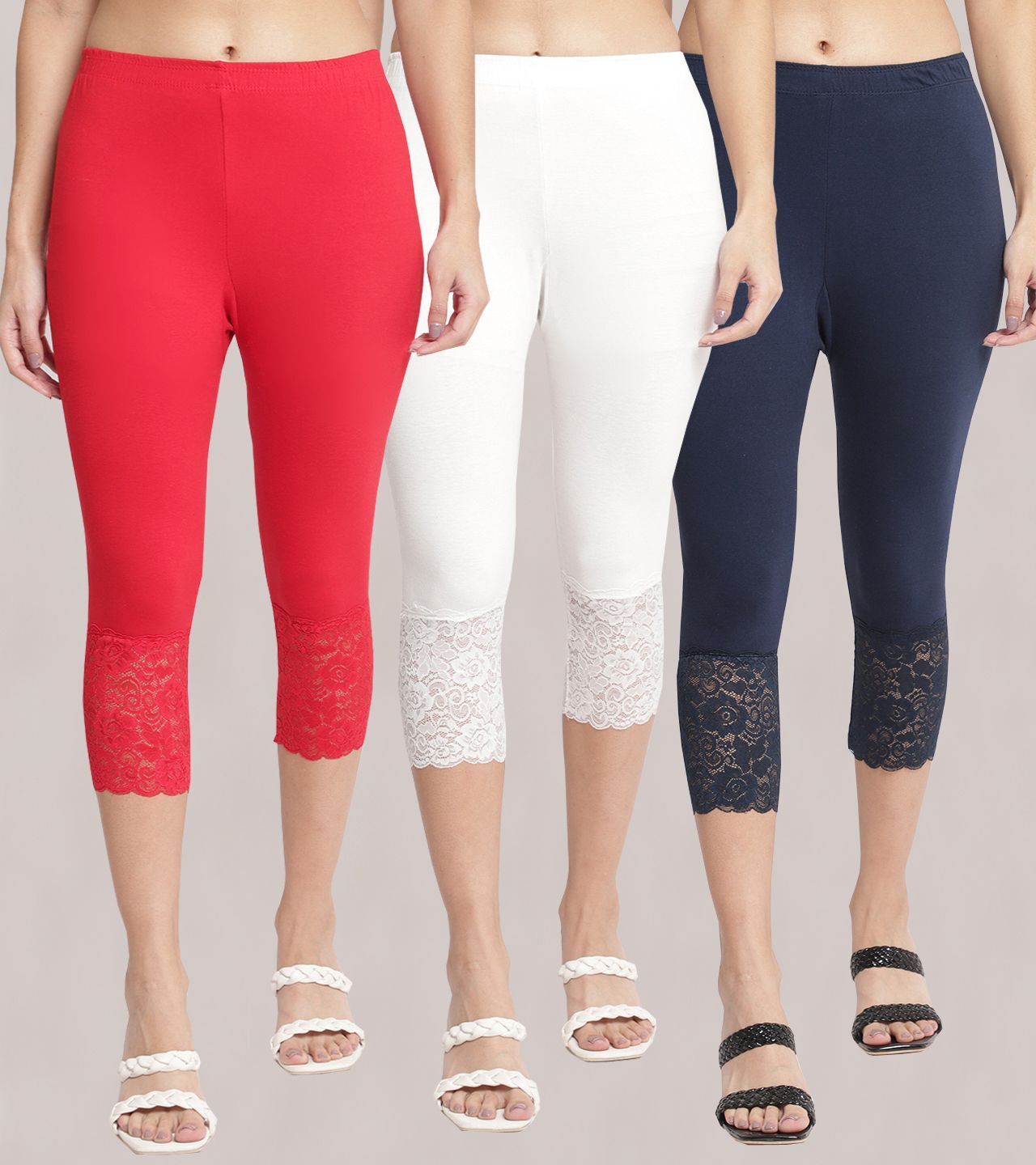 bamboo breeze Women Multicolor Capri-picture-30