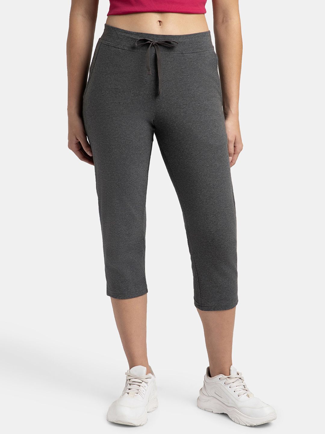 jockey 1300 Women Grey Capri-picture-25