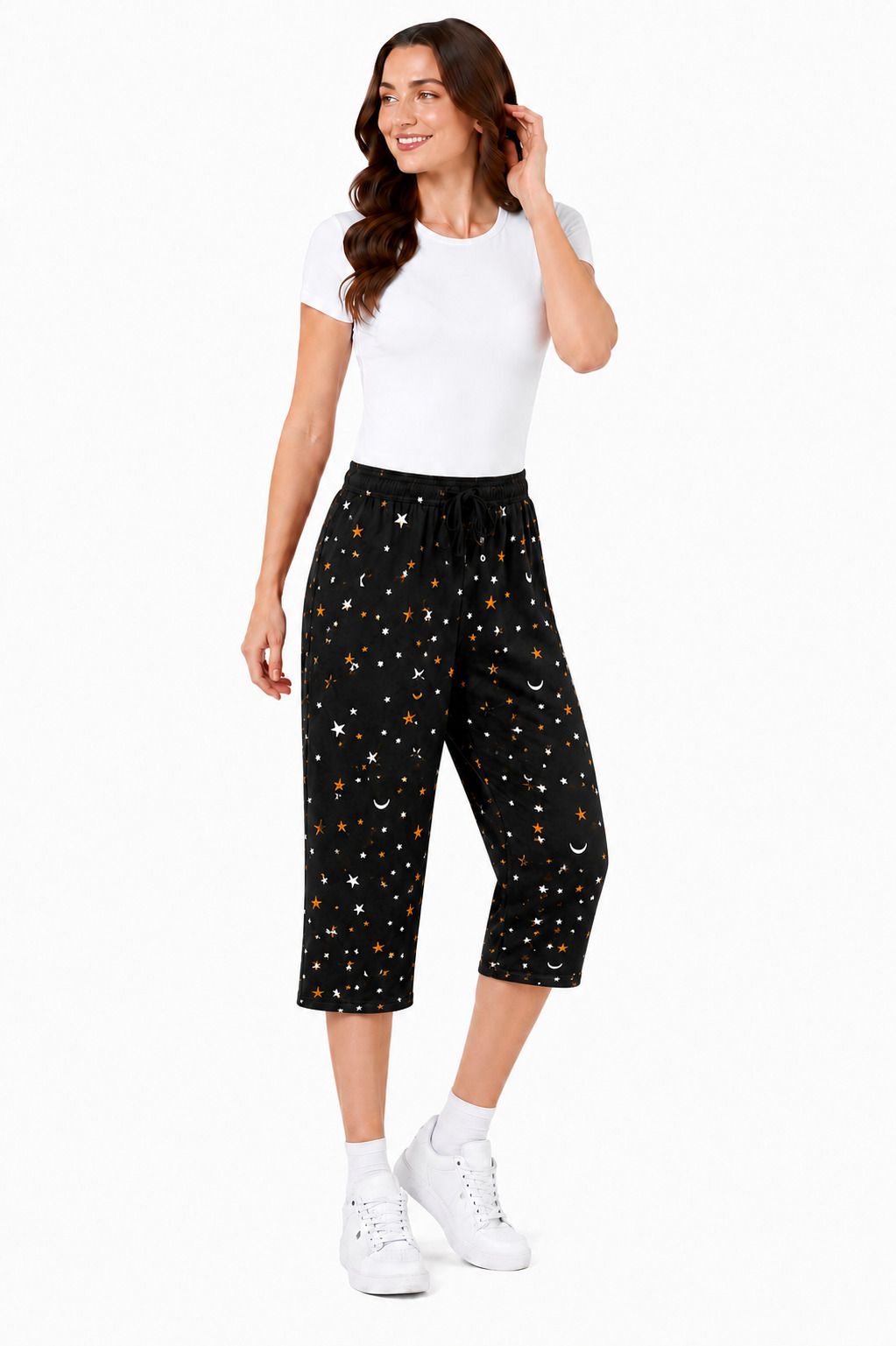 ayvina Women Black Capri-picture-48