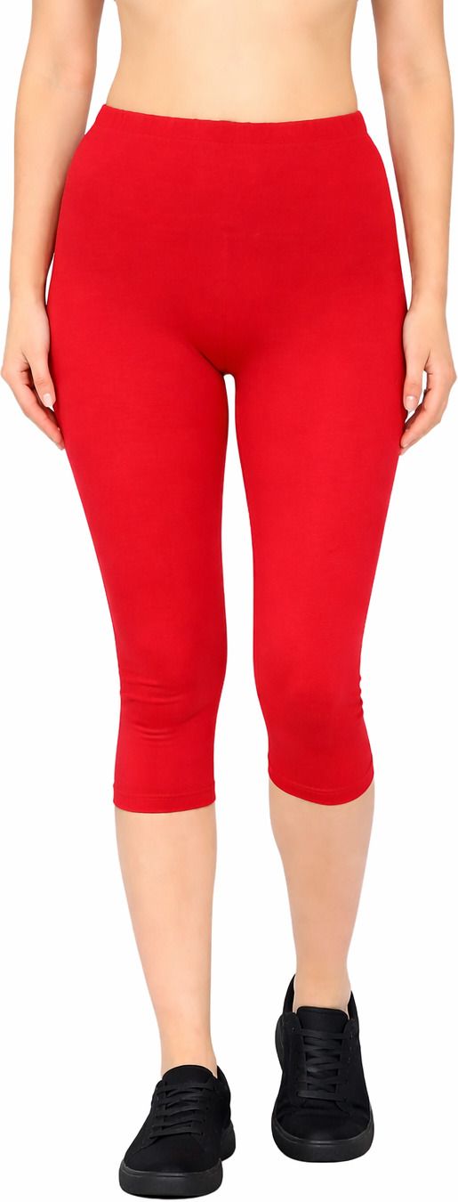 surtig CAPRI FOR GIRL Women Red Capri-picture-23