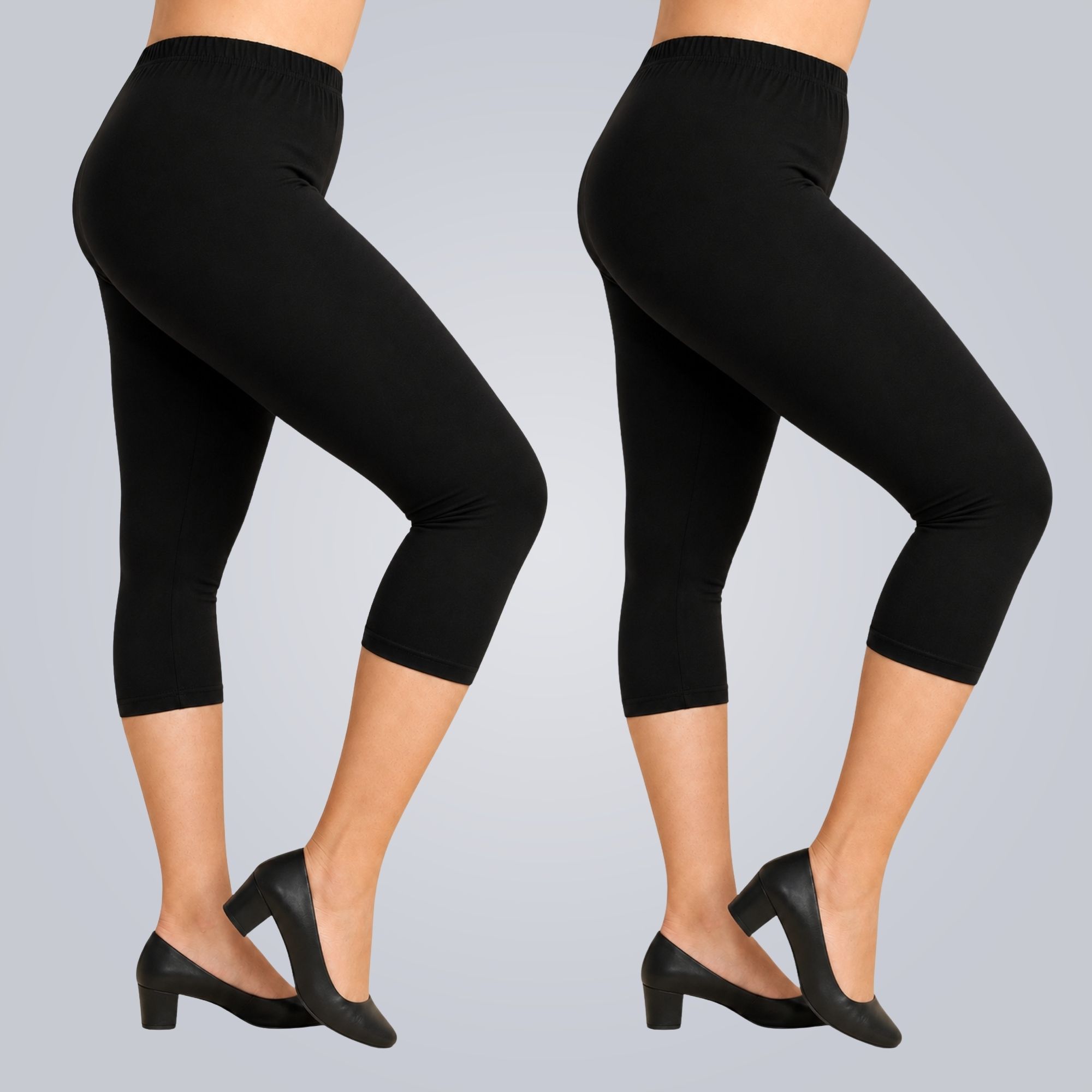 hm hubb Women's Cotton Capri Combo Pack of 2 Women Multicolor Capri-picture-36