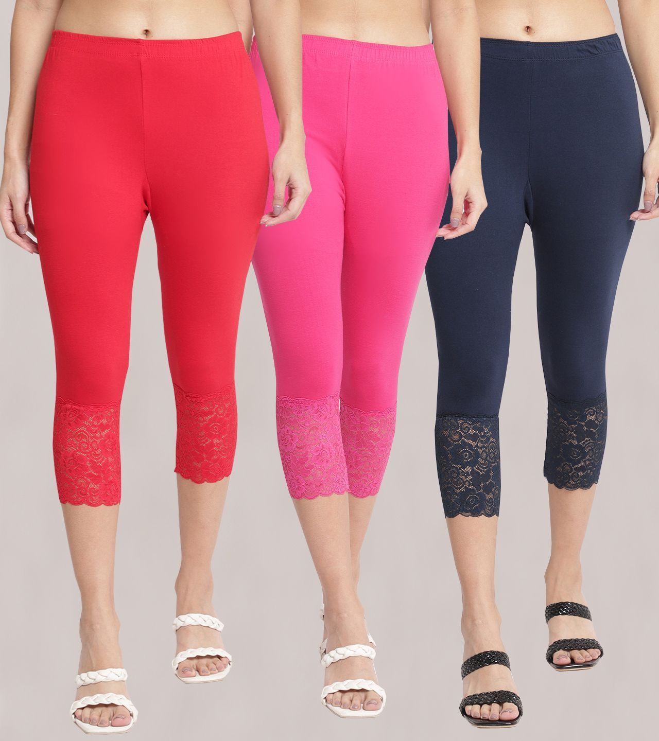 Women Multicolor Capri-image-23
