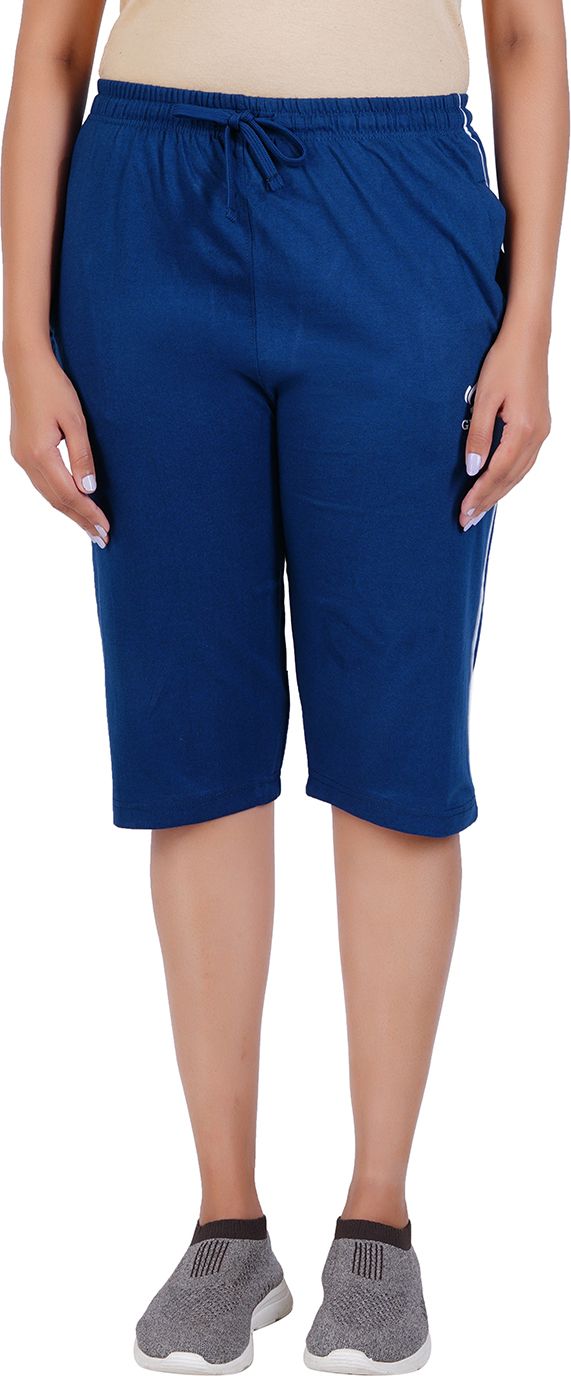 Women Blue Capri-image-24