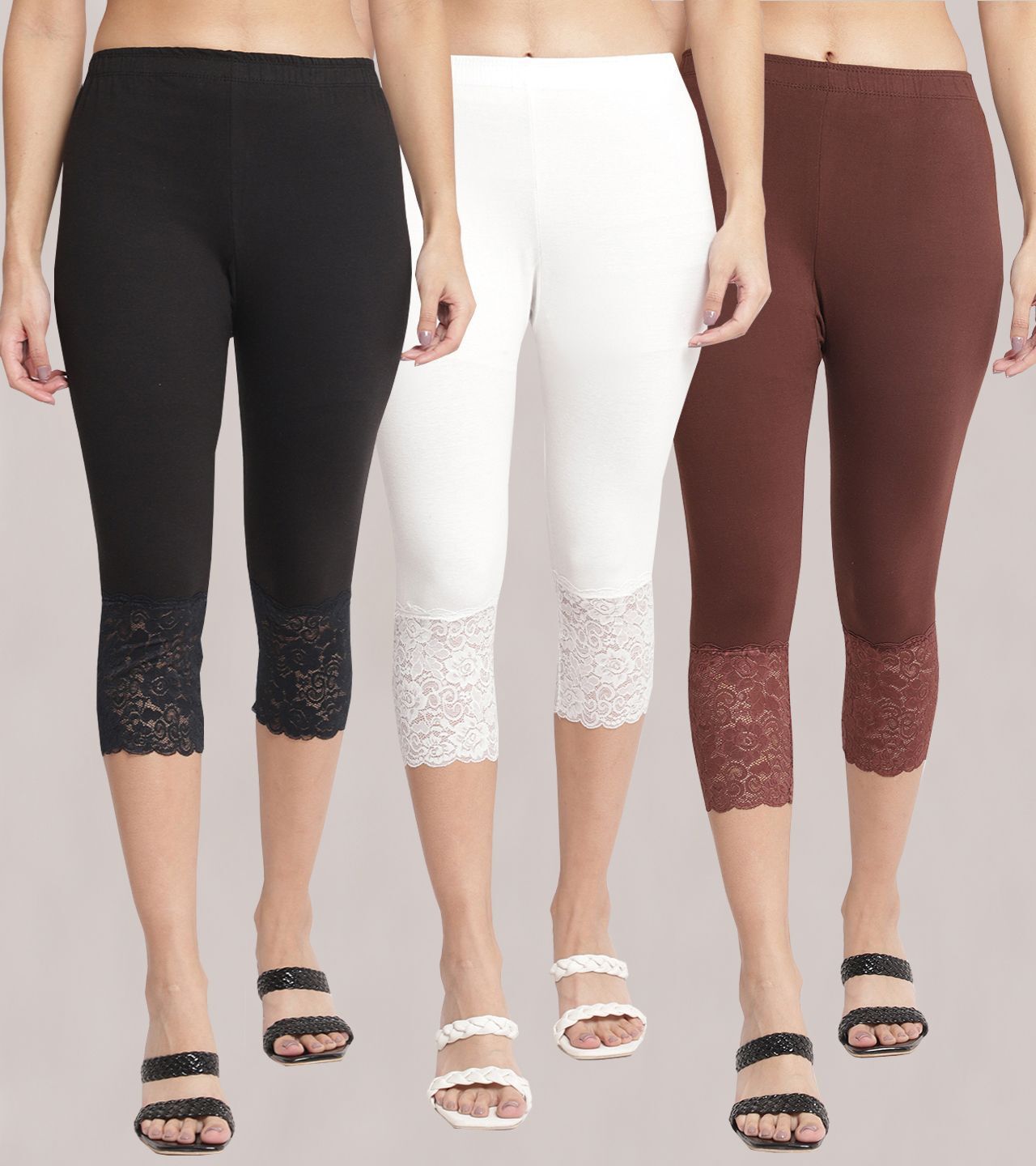 bamboo breeze Women Multicolor Capri-picture-29