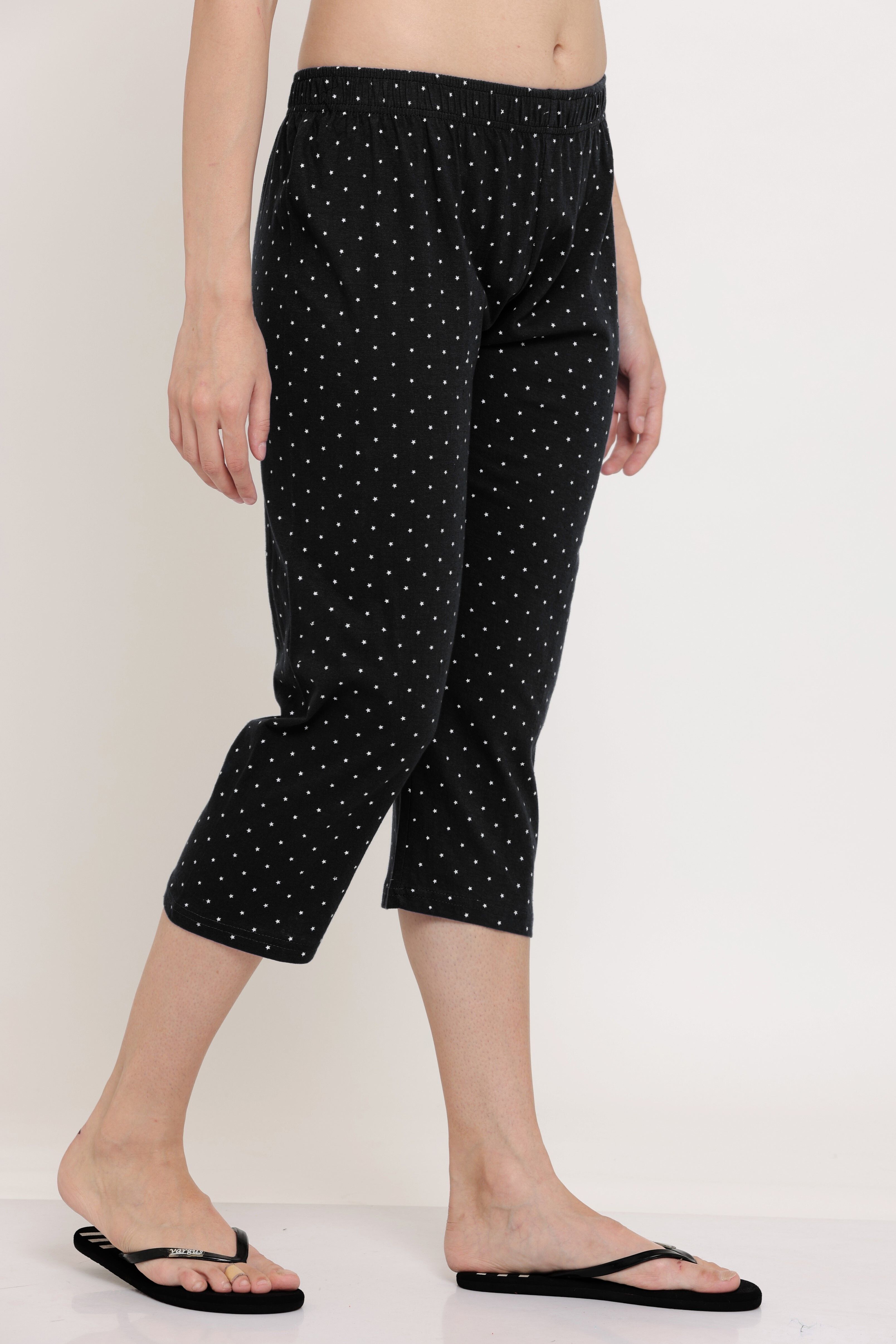 ddaspration Women Black Capri-picture-24