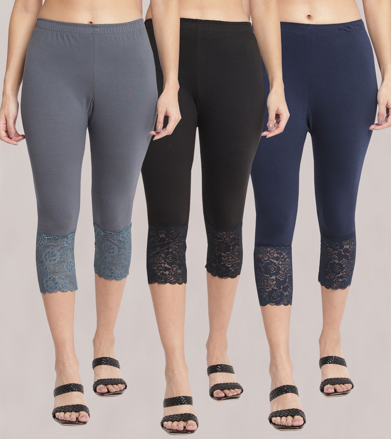 bamboo breeze Women Multicolor Capri-picture-1