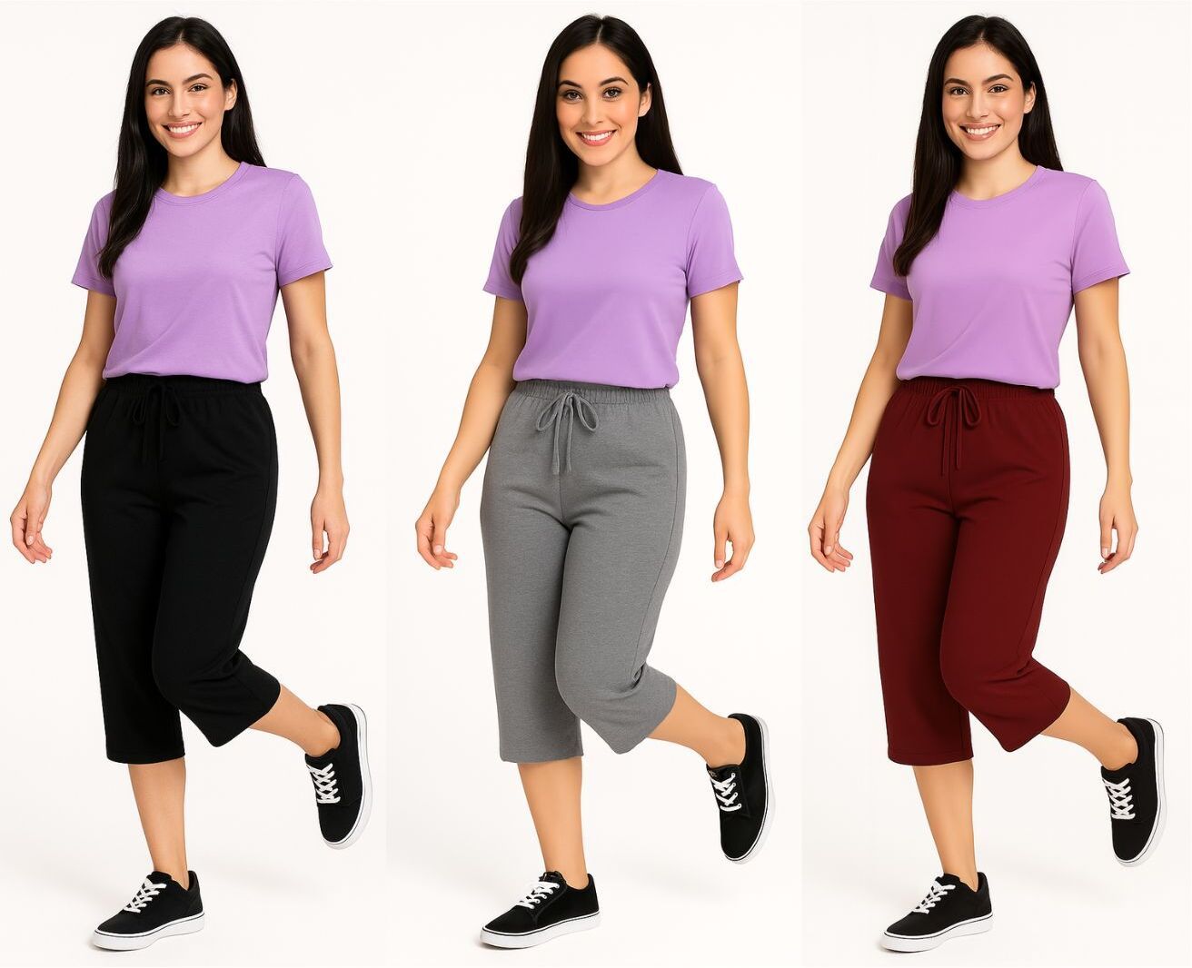 brand flex Women Multicolor Capri-picture-11