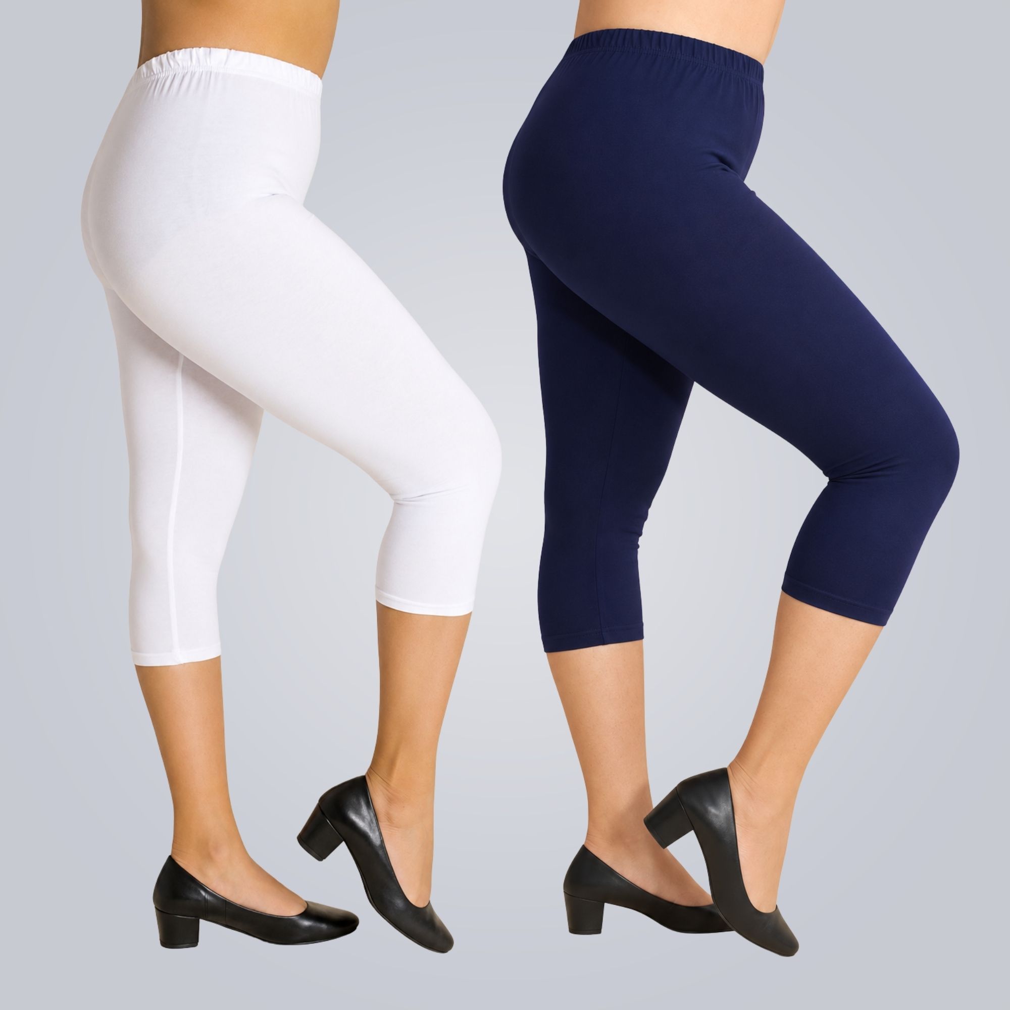 hm hubb Women's Cotton Capri Combo Pack of 2 Women Multicolor Capri-picture-32