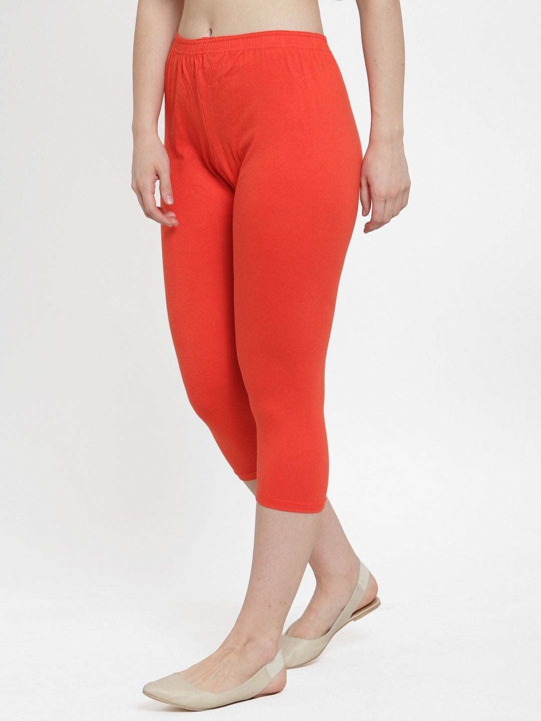 klowtcotrend Women Orange Capri-picture-43