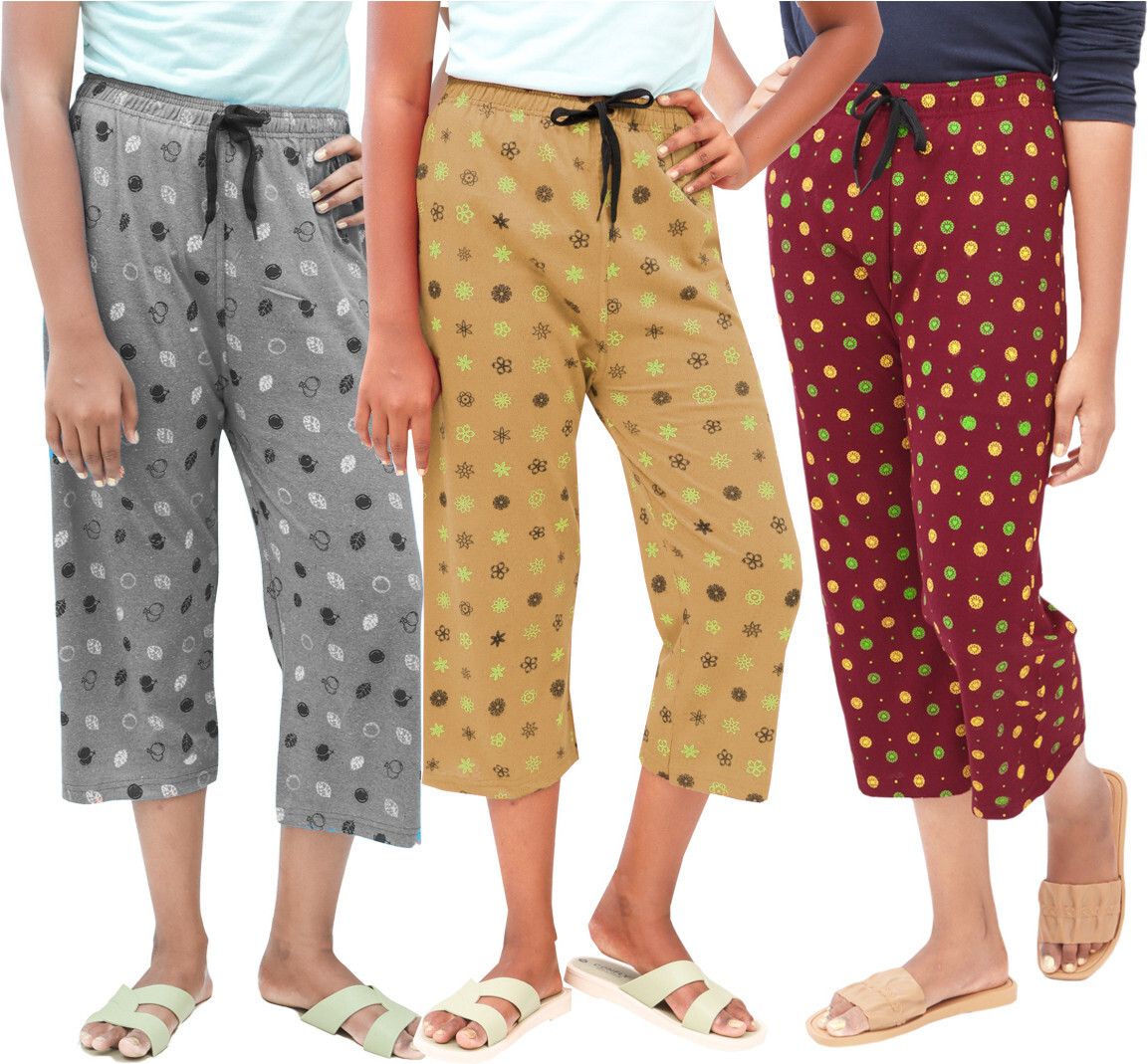 afra Women Multicolor Capri-picture-13
