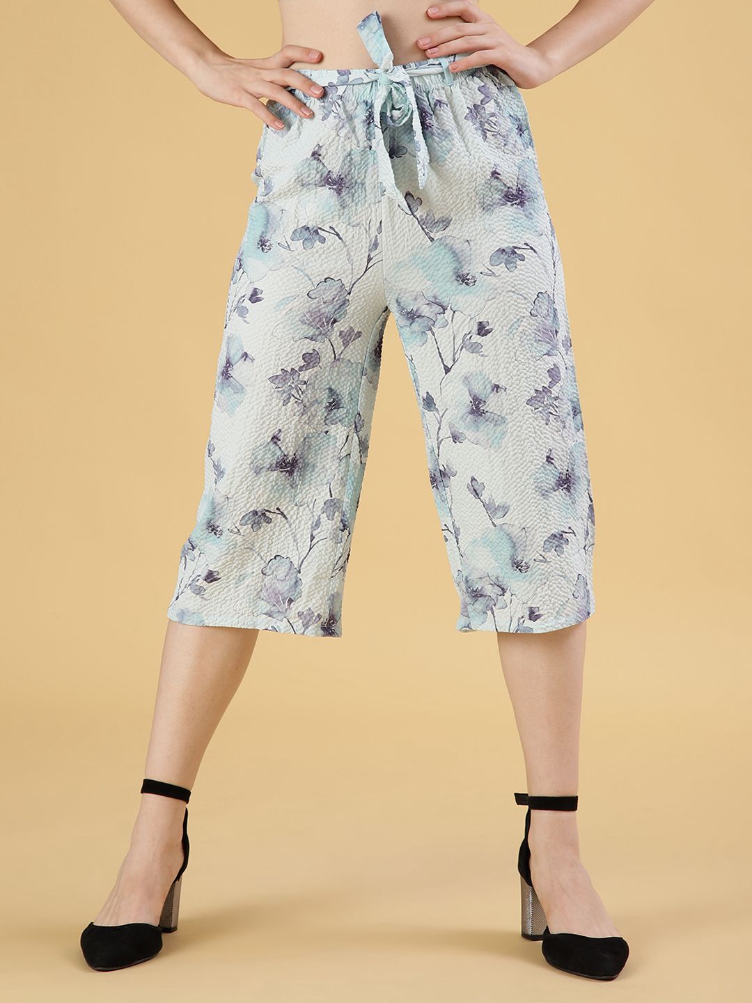 v-mart Women Multicolor Capri-picture-10