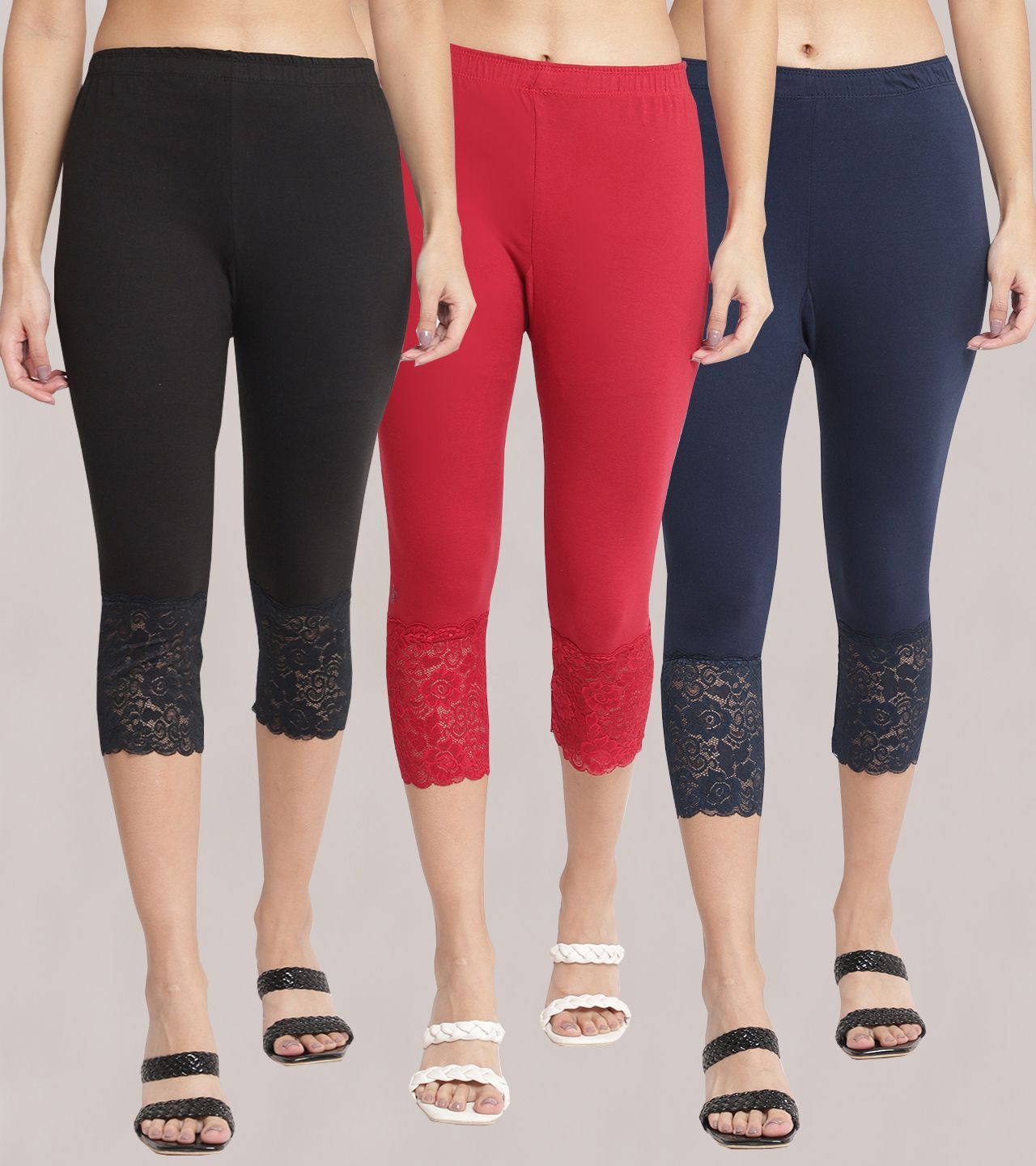bamboo breeze Women Multicolor Capri-picture-33