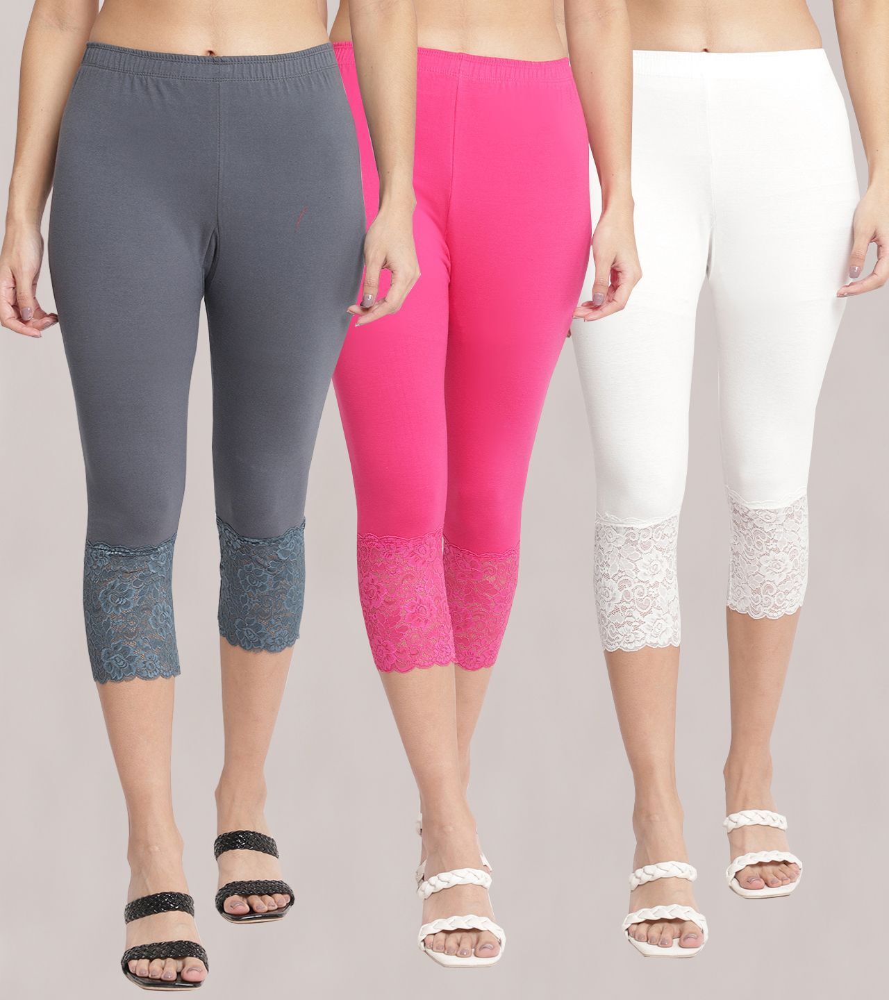 bamboo breeze Women Multicolor Capri-picture-6