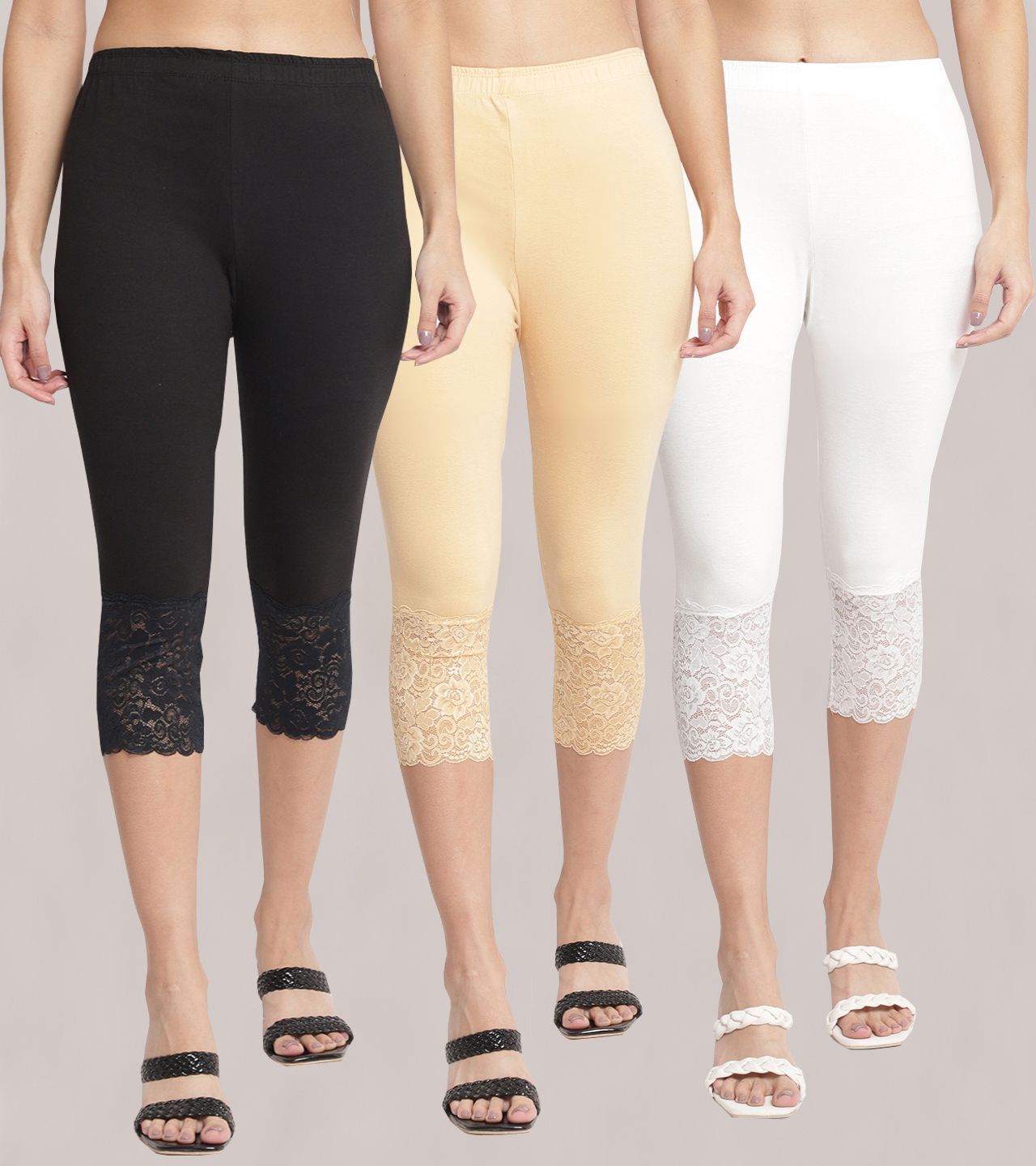 bamboo breeze Women Multicolor Capri-picture-41