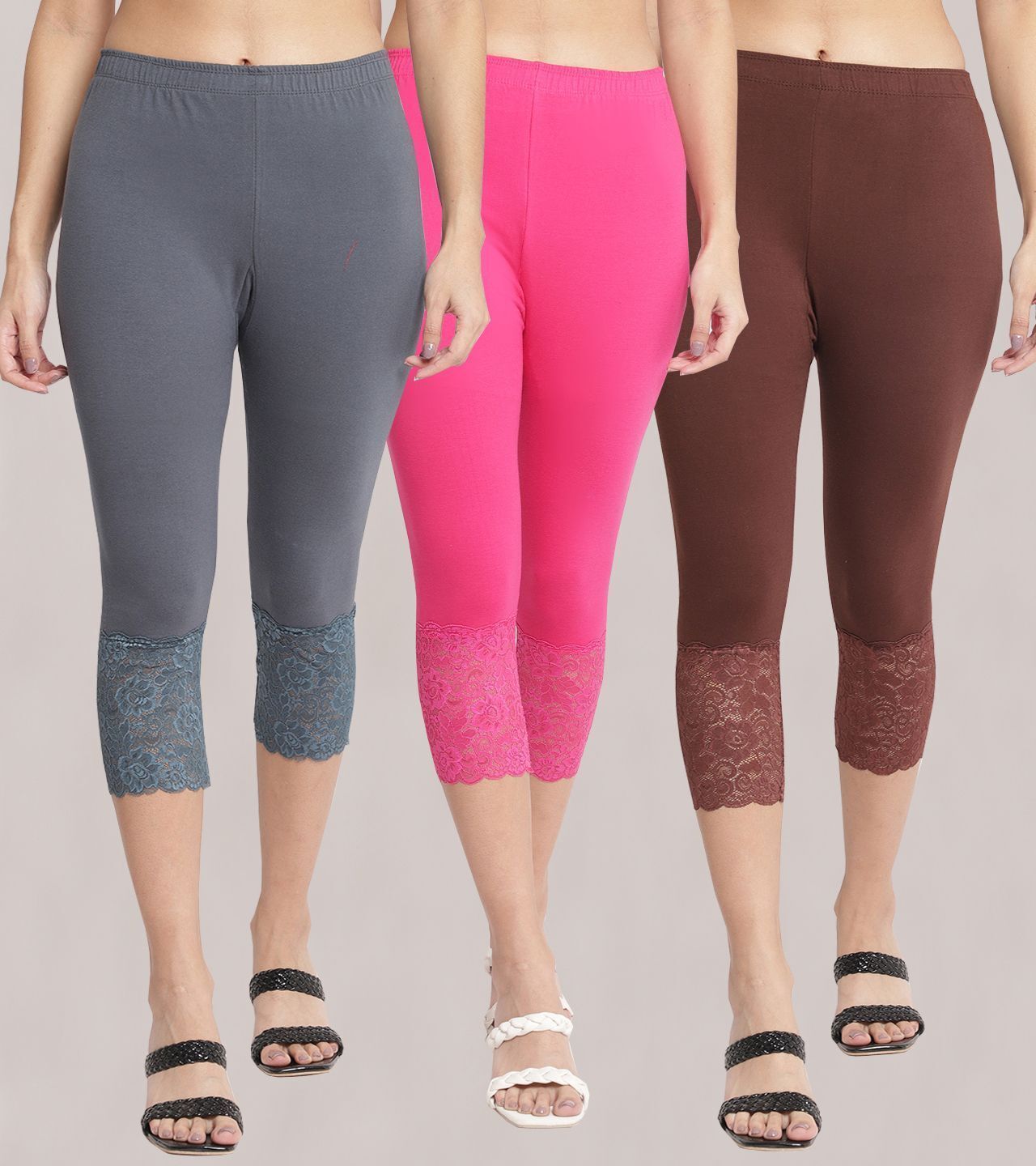 bamboo breeze Women Multicolor Capri-picture-45