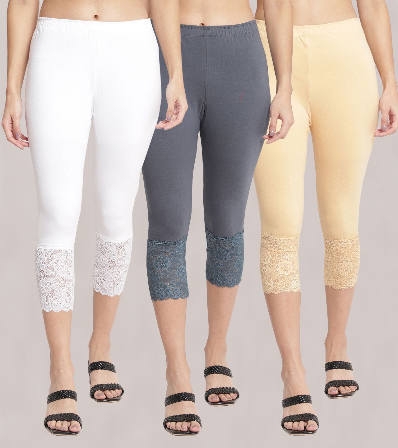 bamboo breeze Women Multicolor Capri-picture-39