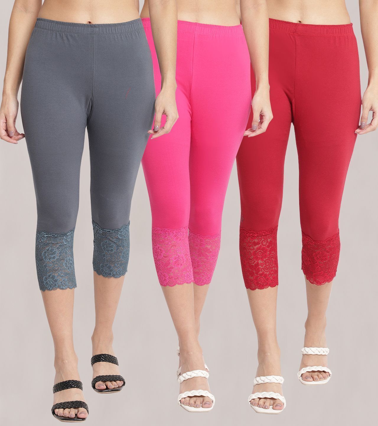 bamboo breeze Women Multicolor Capri-picture-7