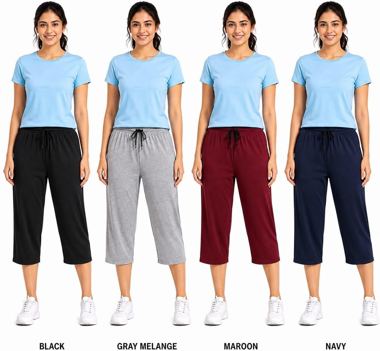 CAPRI Women Multicolor Capri-image-5
