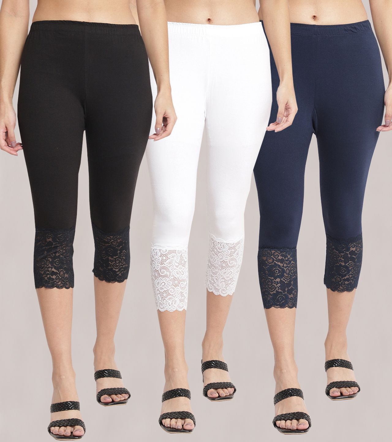 bamboo breeze Women Multicolor Capri-picture-15