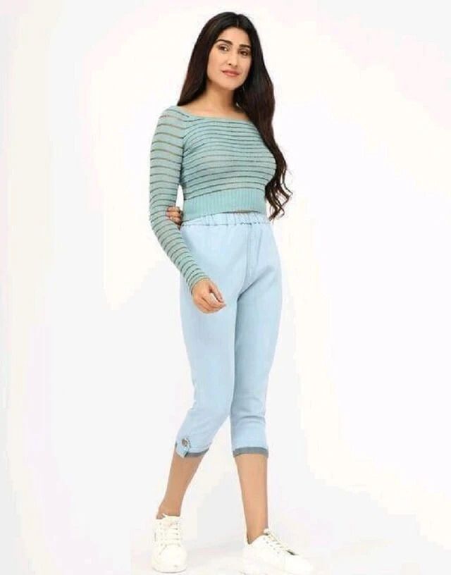 Women Denim Capri-image-2