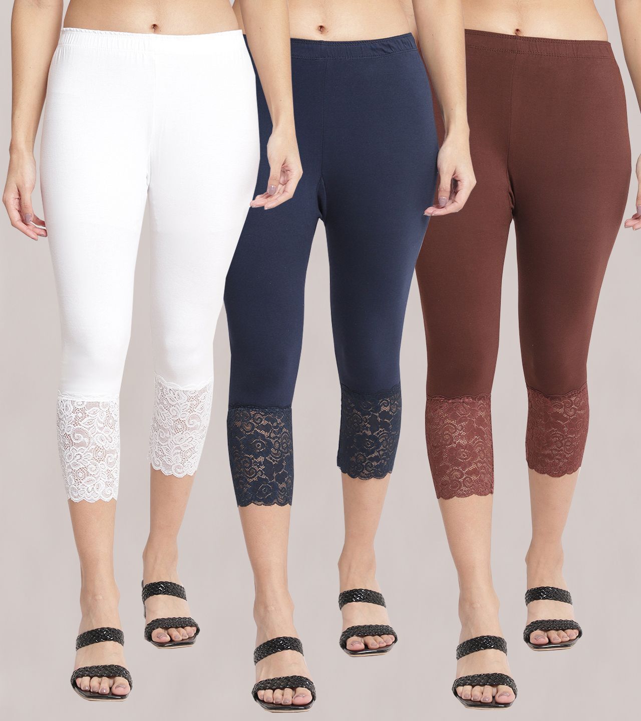 bamboo breeze Women Multicolor Capri-picture-27