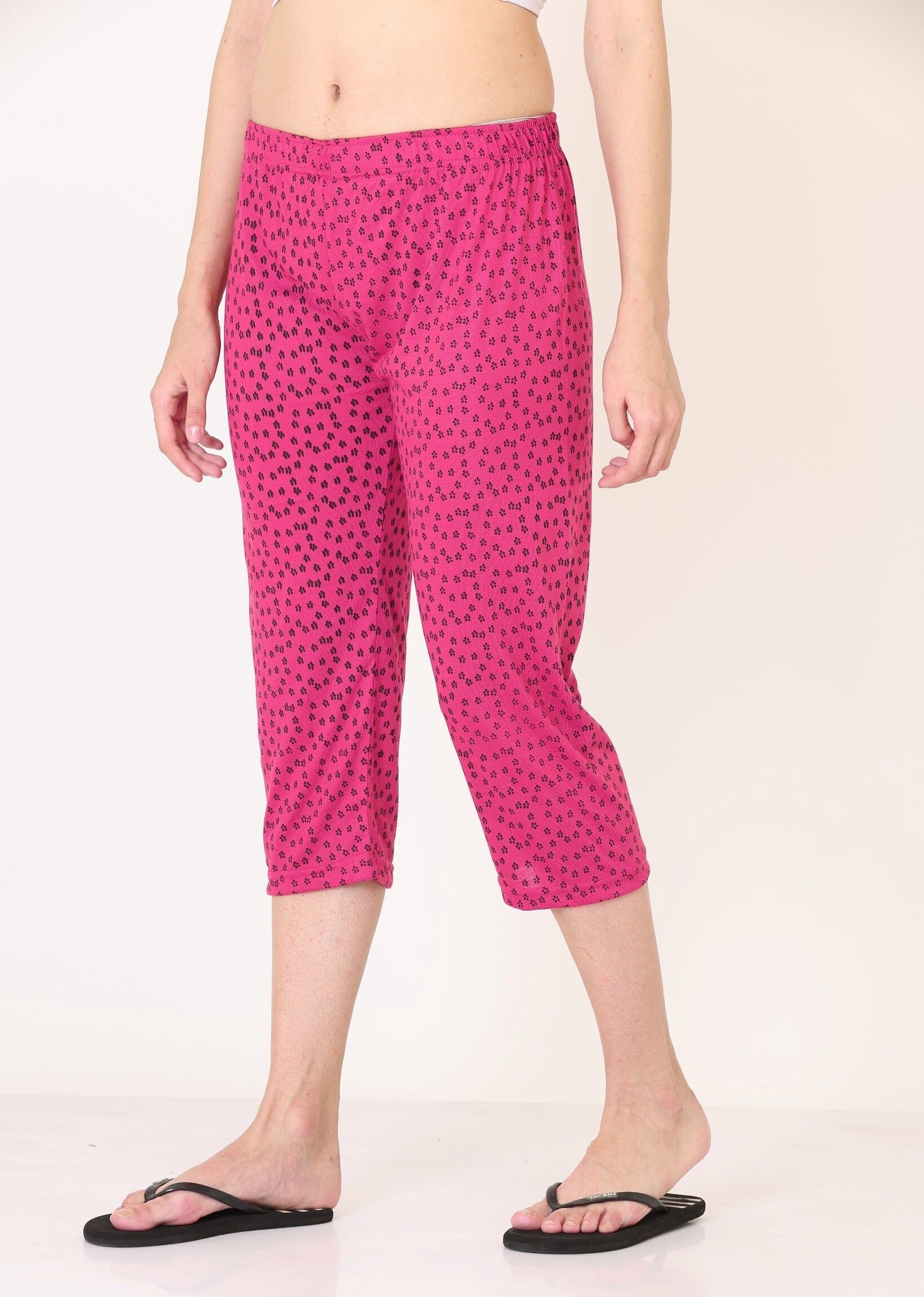 ddaspration Women Pink Capri-picture-14