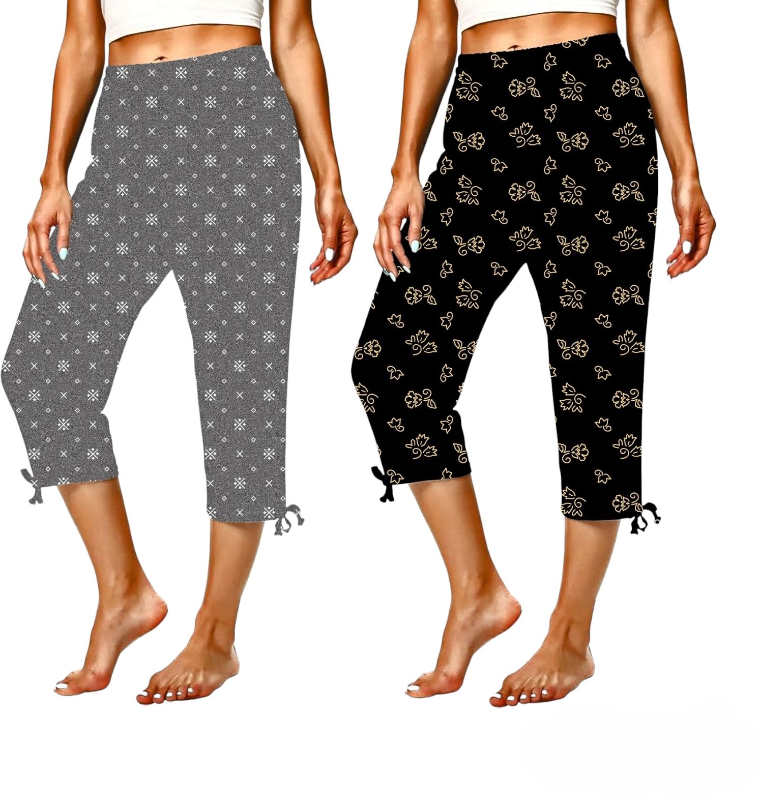 Women Multicolor Capri-image-32