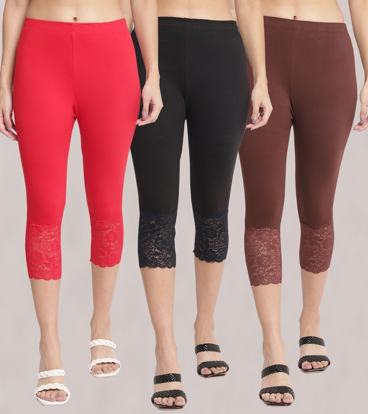 bamboo breeze Women Multicolor Capri-picture-18