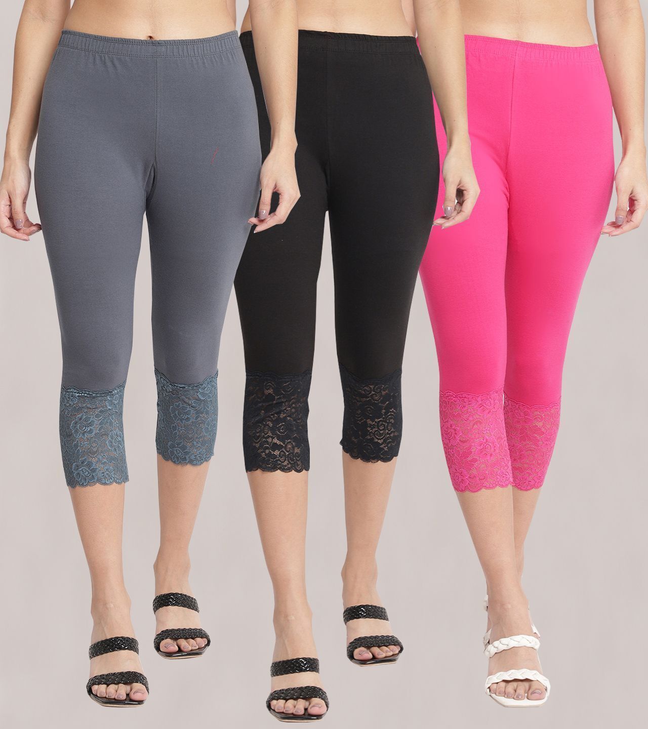 bamboo breeze Women Multicolor Capri-picture-2