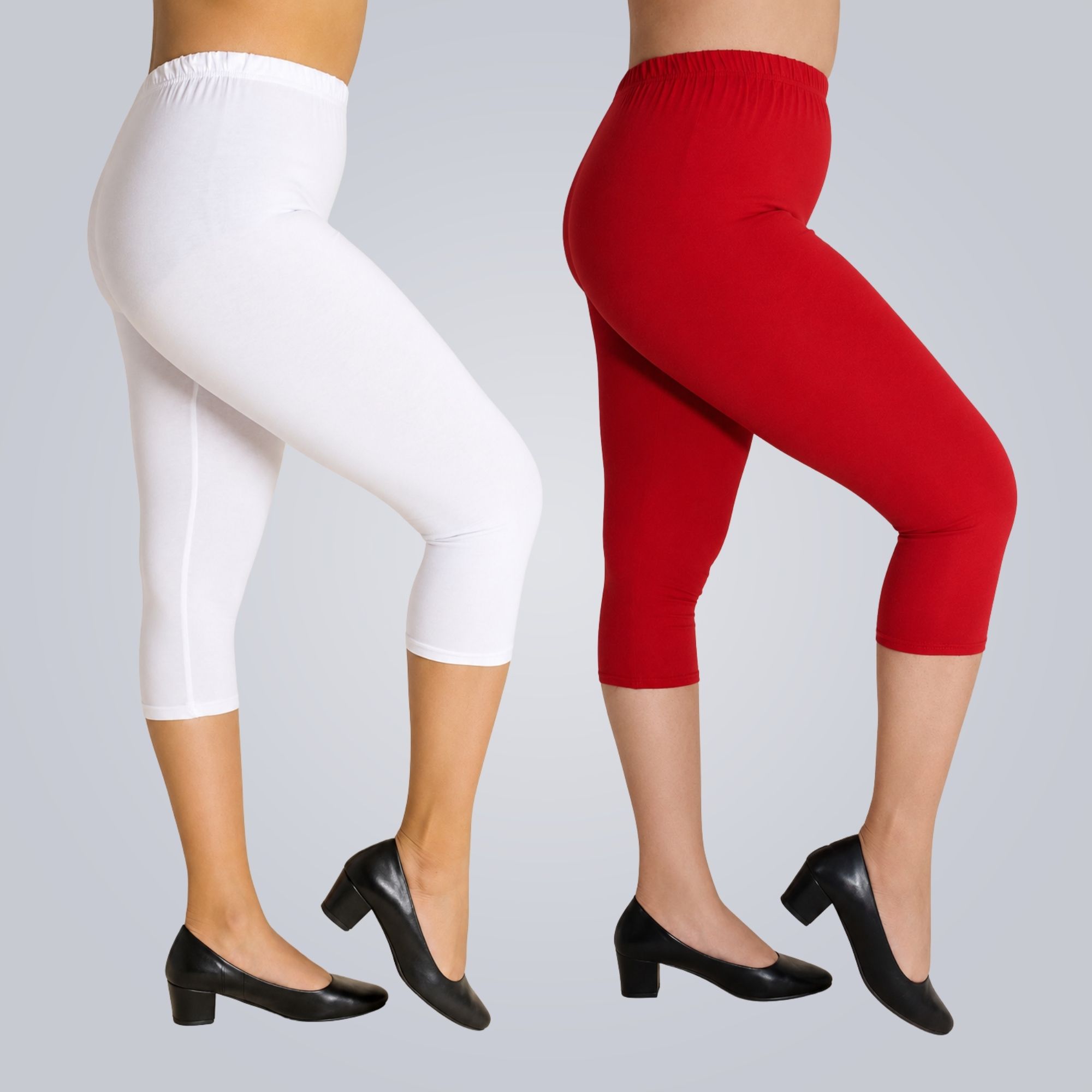 hm hubb Women's Cotton Capri Combo Pack of 2 Women Multicolor Capri-picture-40