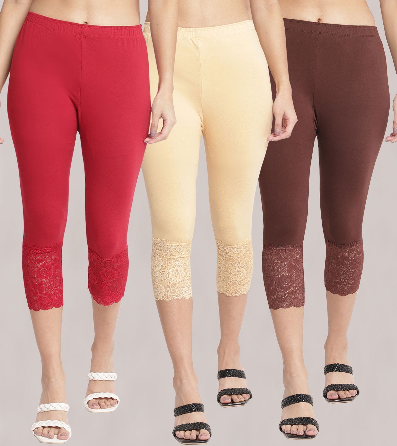 bamboo breeze Women Multicolor Capri-picture-24