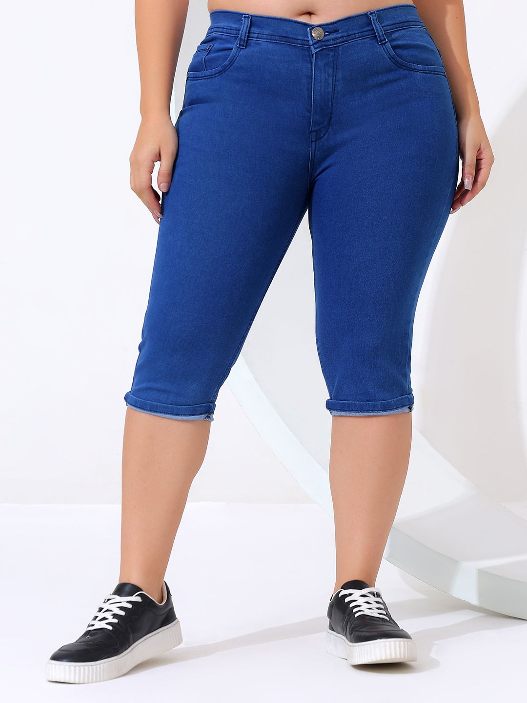 nifty Women Blue Capri-picture-49