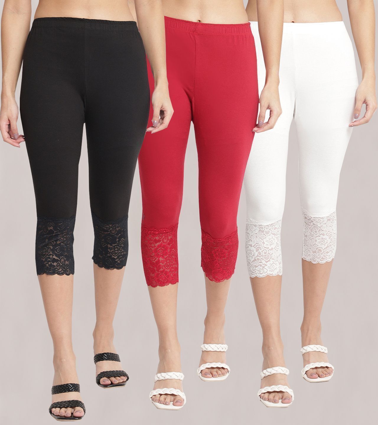 bamboo breeze Women Multicolor Capri-picture-2