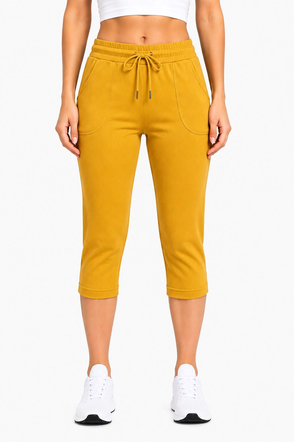 Jones Women Yellow Capri-image-19