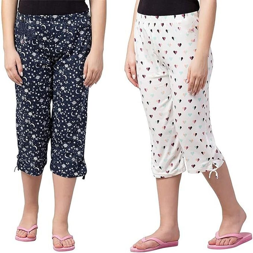 Women Multicolor Capri