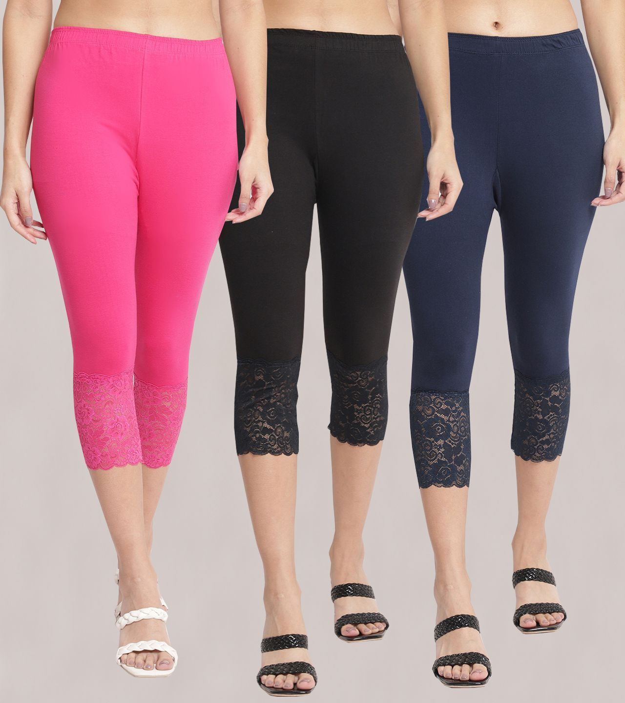 bamboo breeze Women Multicolor Capri-picture-3