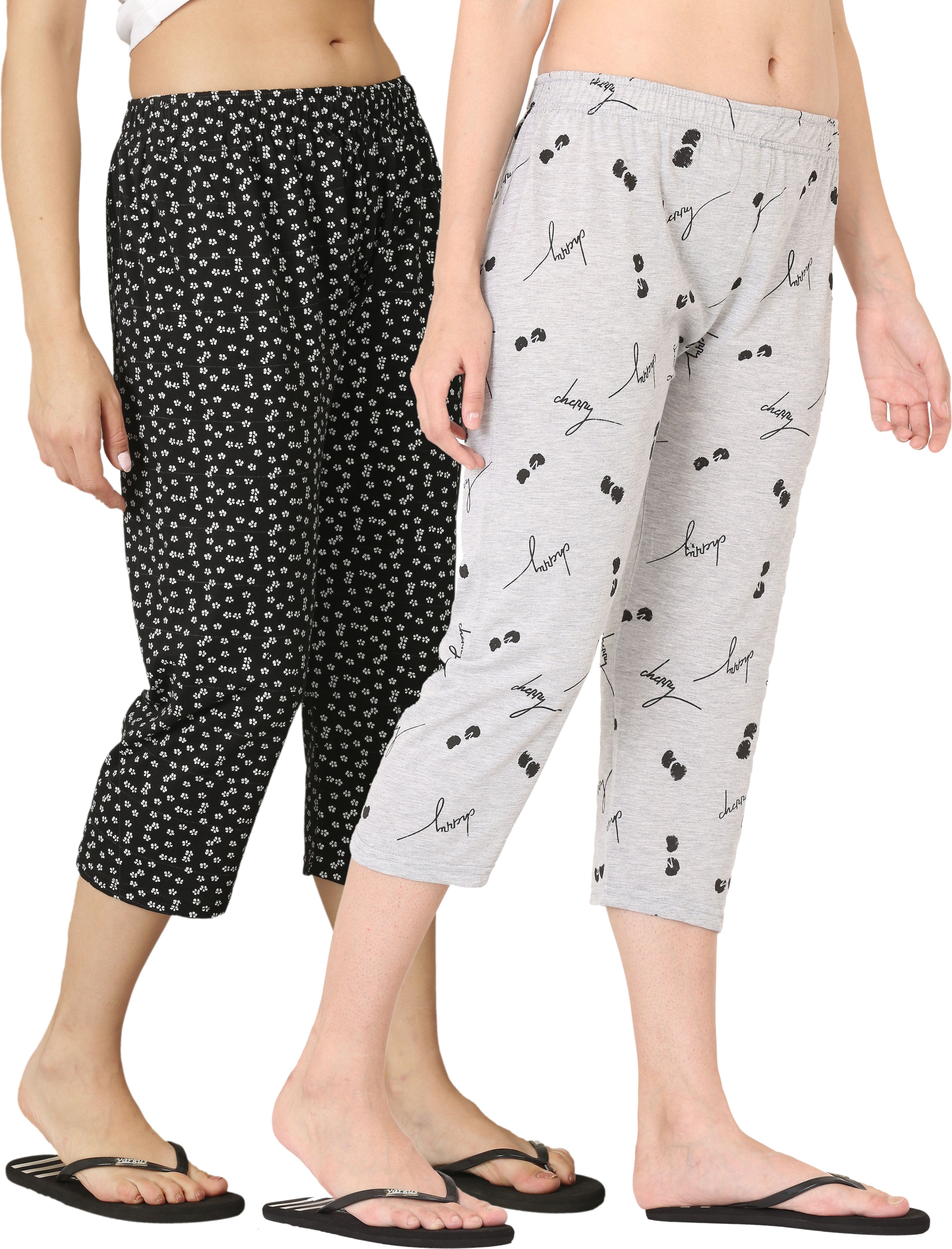the daspr nation Women Multicolor Capri-picture-17