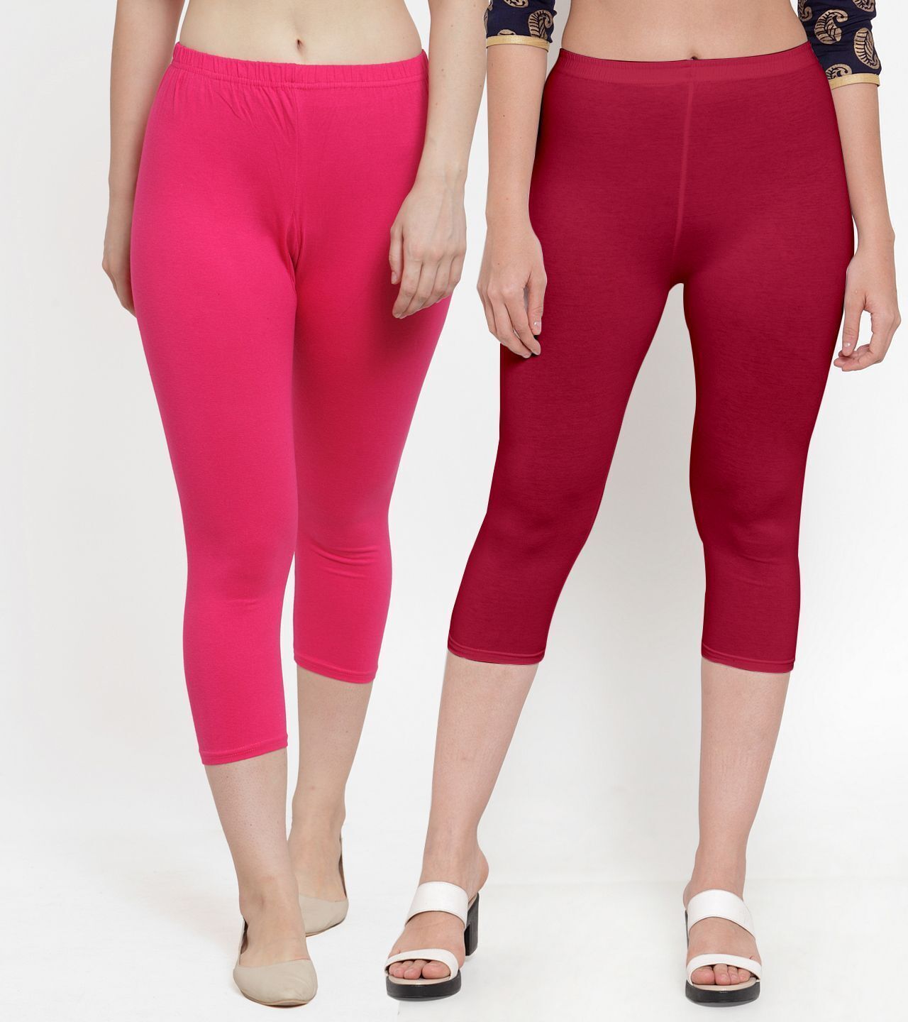 bamboo breeze Women Multicolor Capri-picture-13