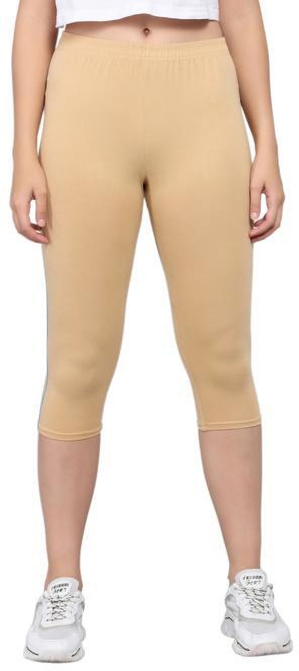 Women Beige Capri-image-36