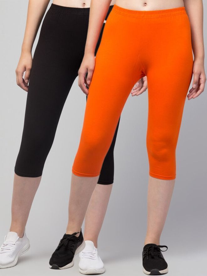 the klowt co Women Yellow Capri-picture-14