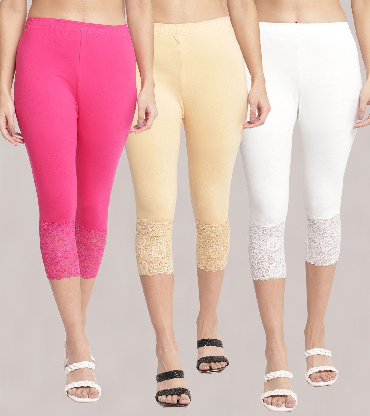 bamboo breeze Women Multicolor Capri-picture-4