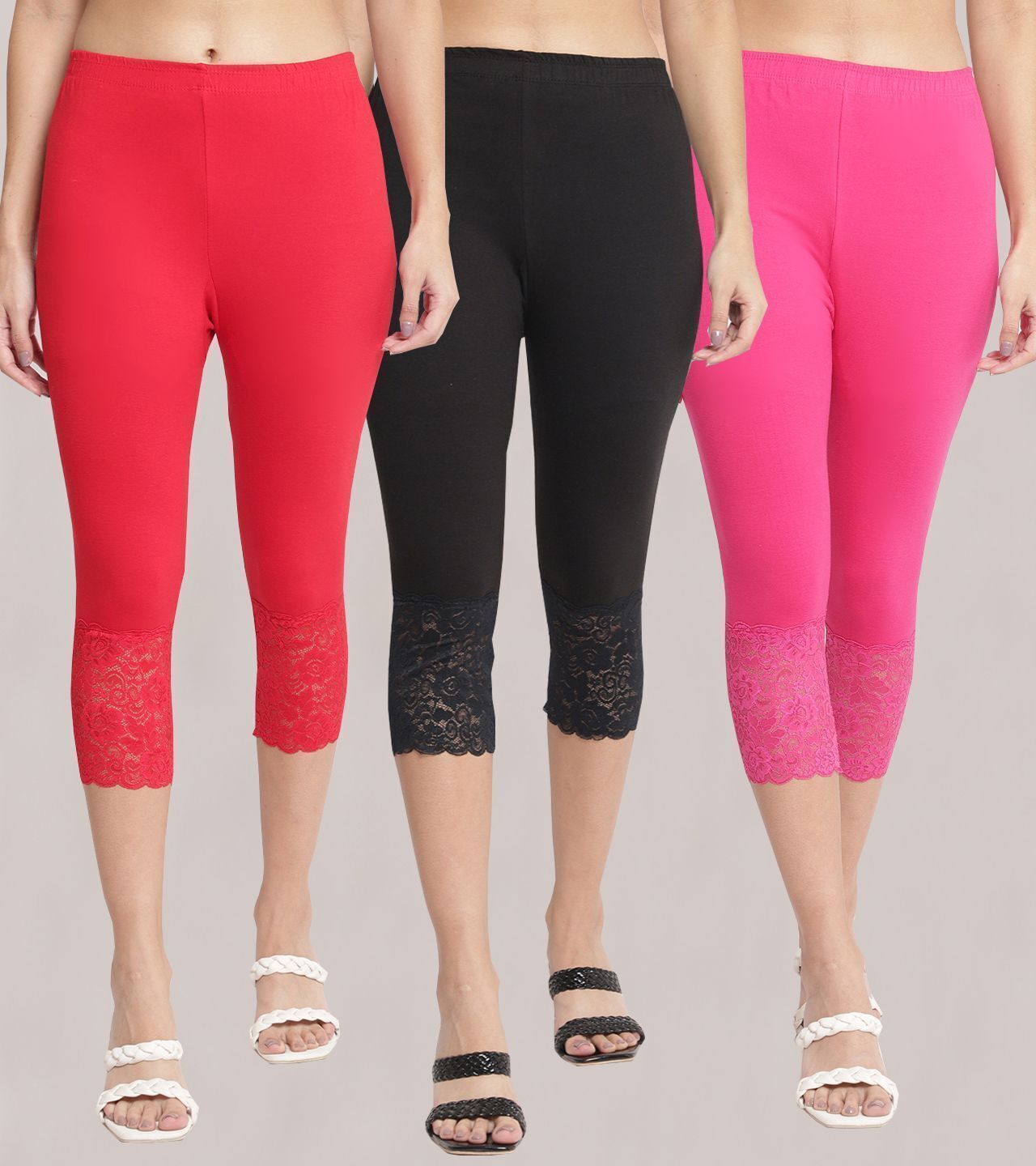bamboo breeze Women Multicolor Capri-picture-20