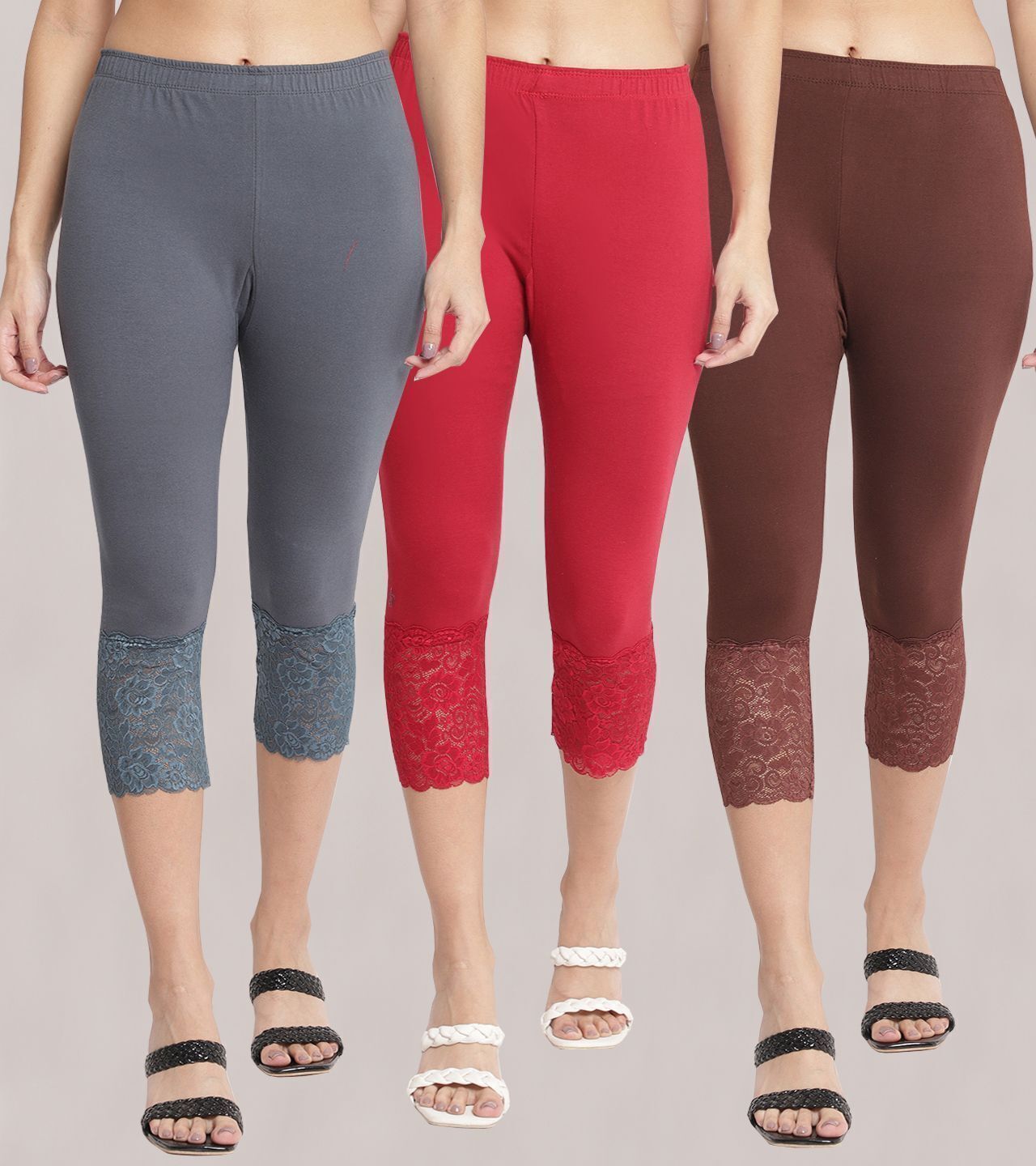 bamboo breeze Women Multicolor Capri-picture-46