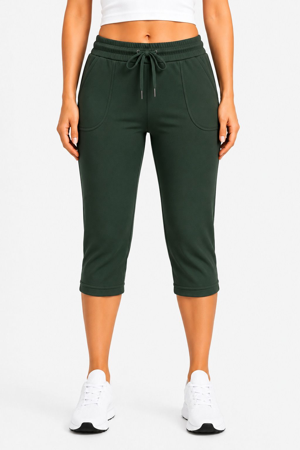 Jones Women Dark Green Capri-image-25