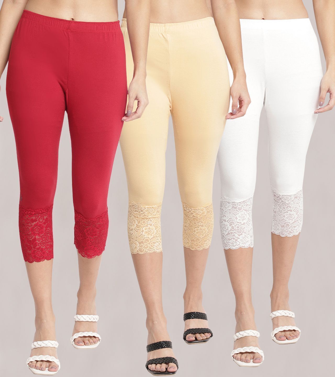 bamboo breeze Women Multicolor Capri-picture-25