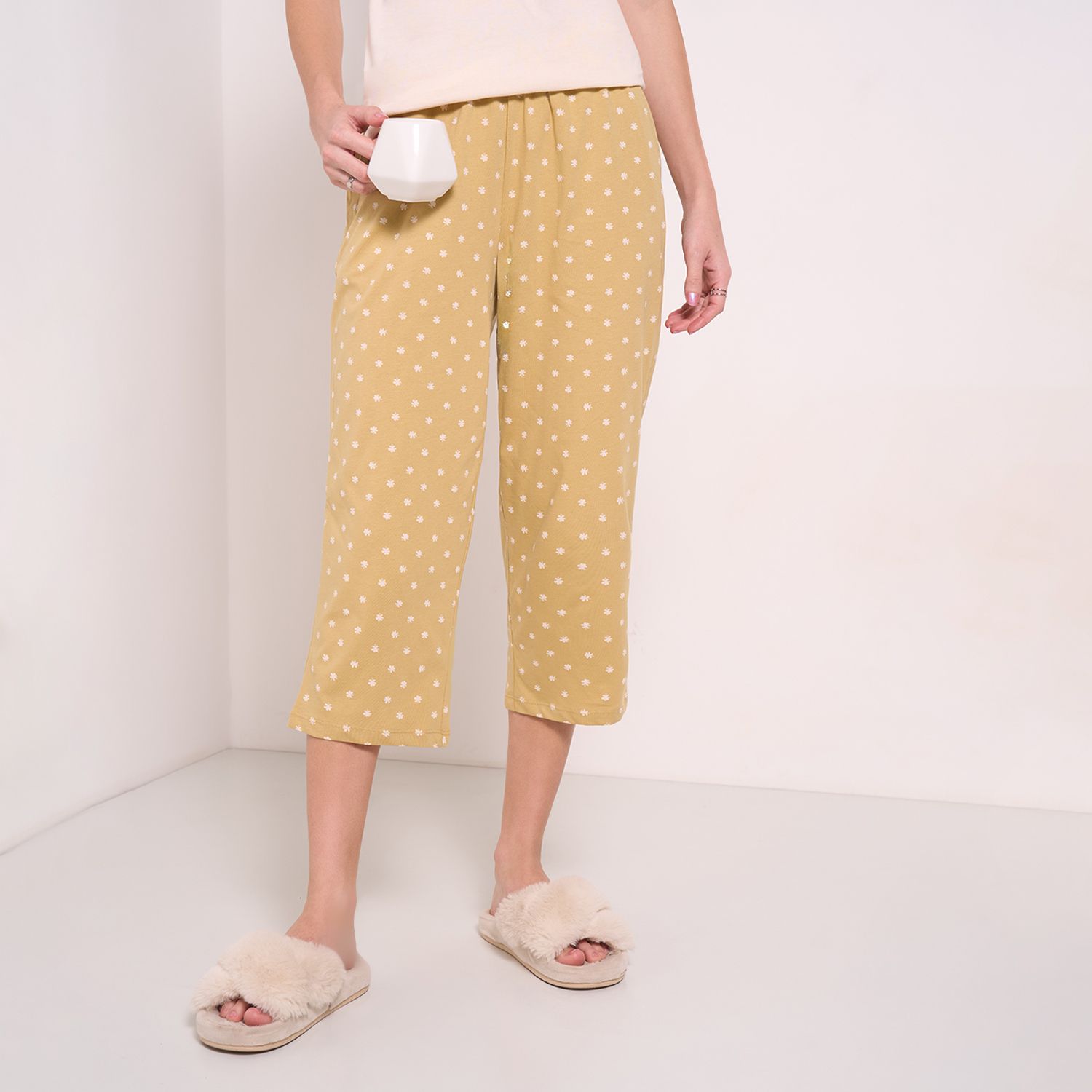 dreamz by pantaloons Women Beige Capri-picture-19