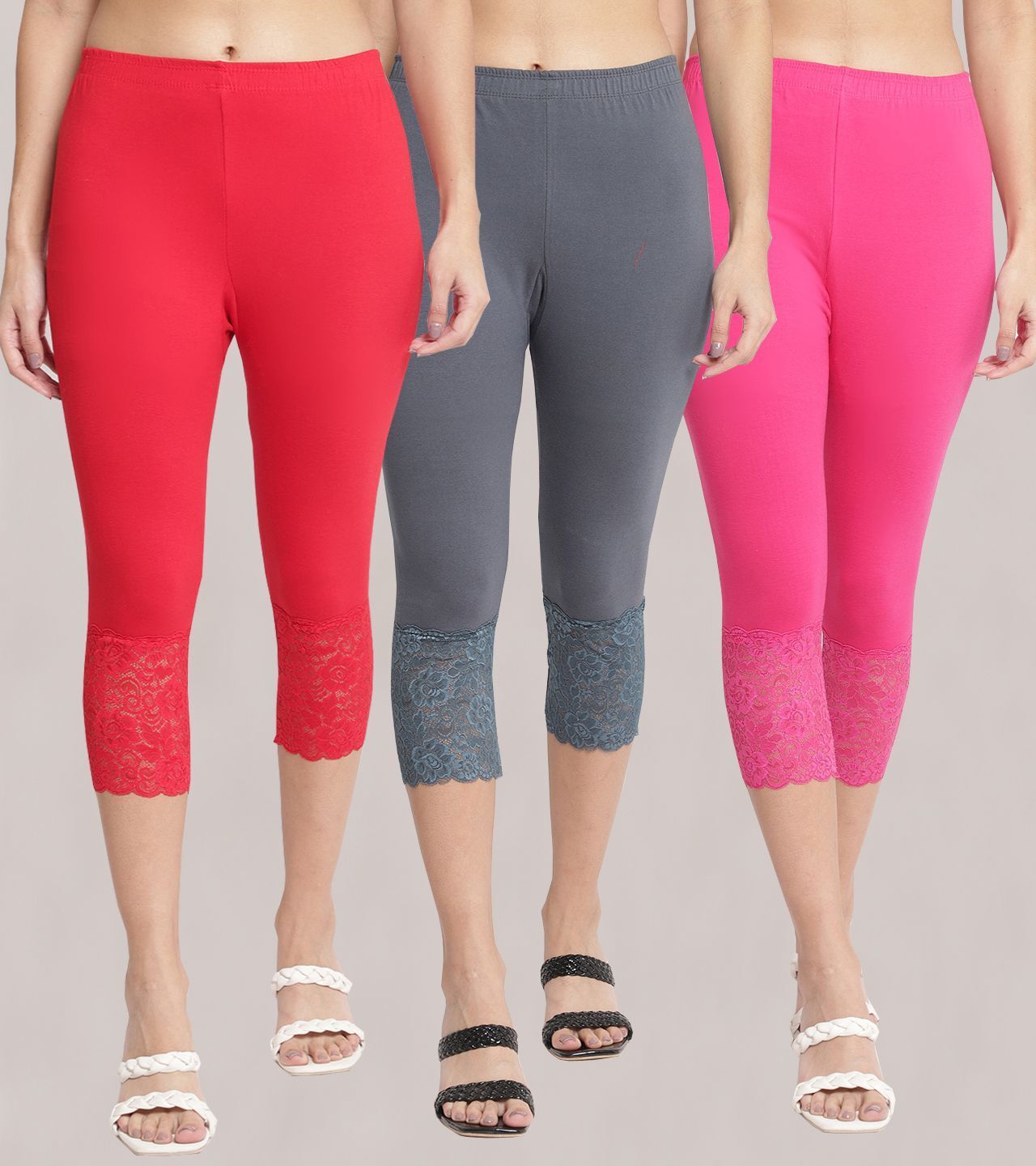 bamboo breeze Women Multicolor Capri-picture-8