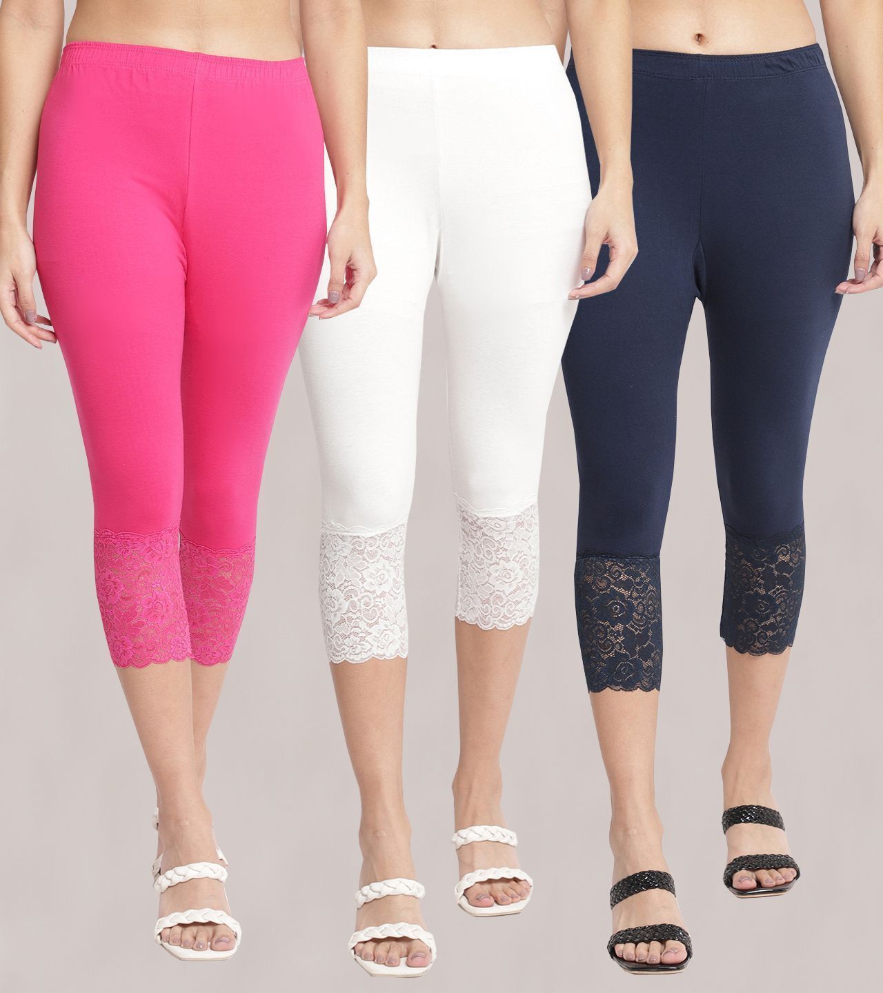 bamboo breeze Women Multicolor Capri-picture-16