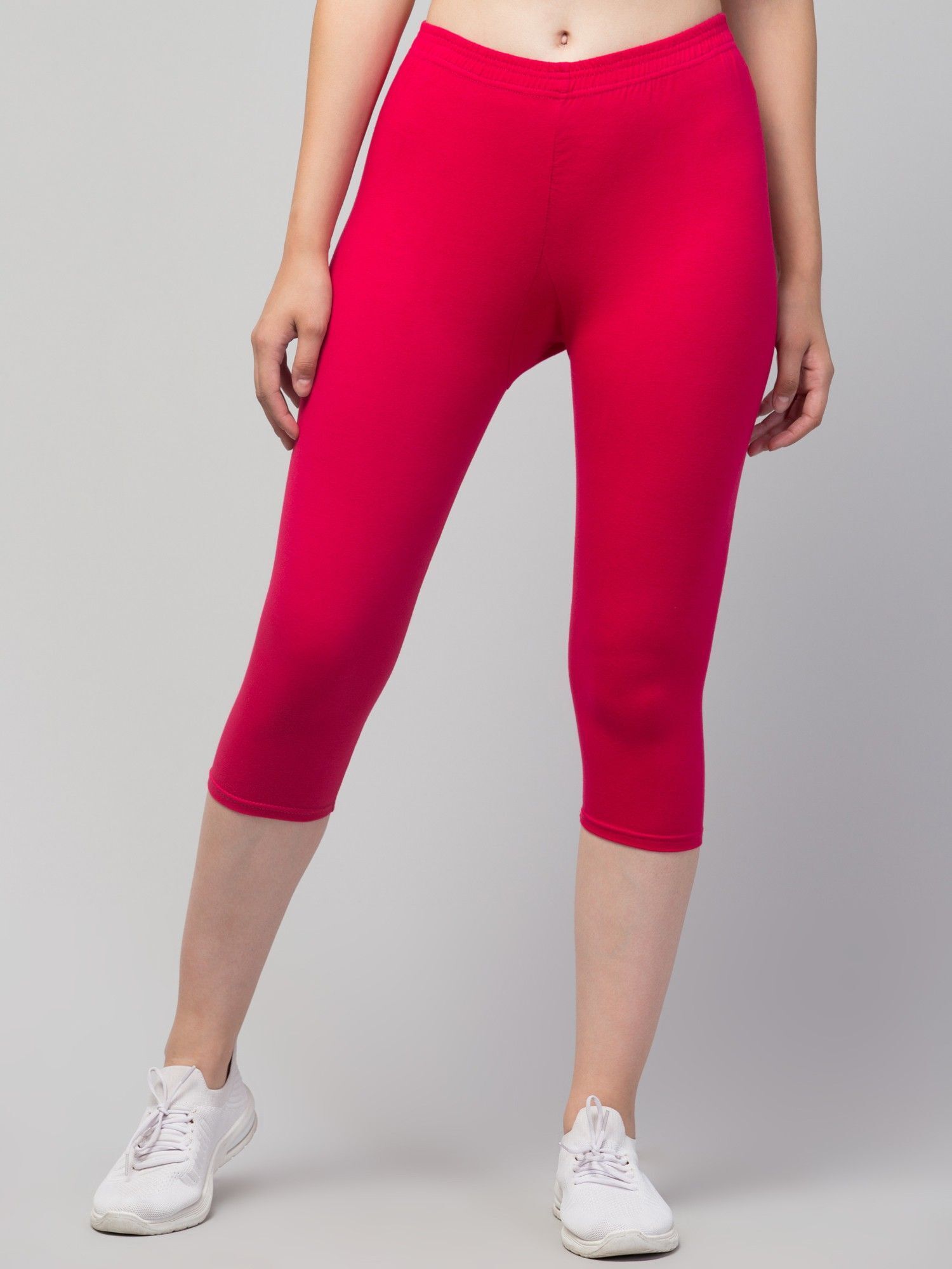 klowtcotrend Women Pink Capri-picture-36
