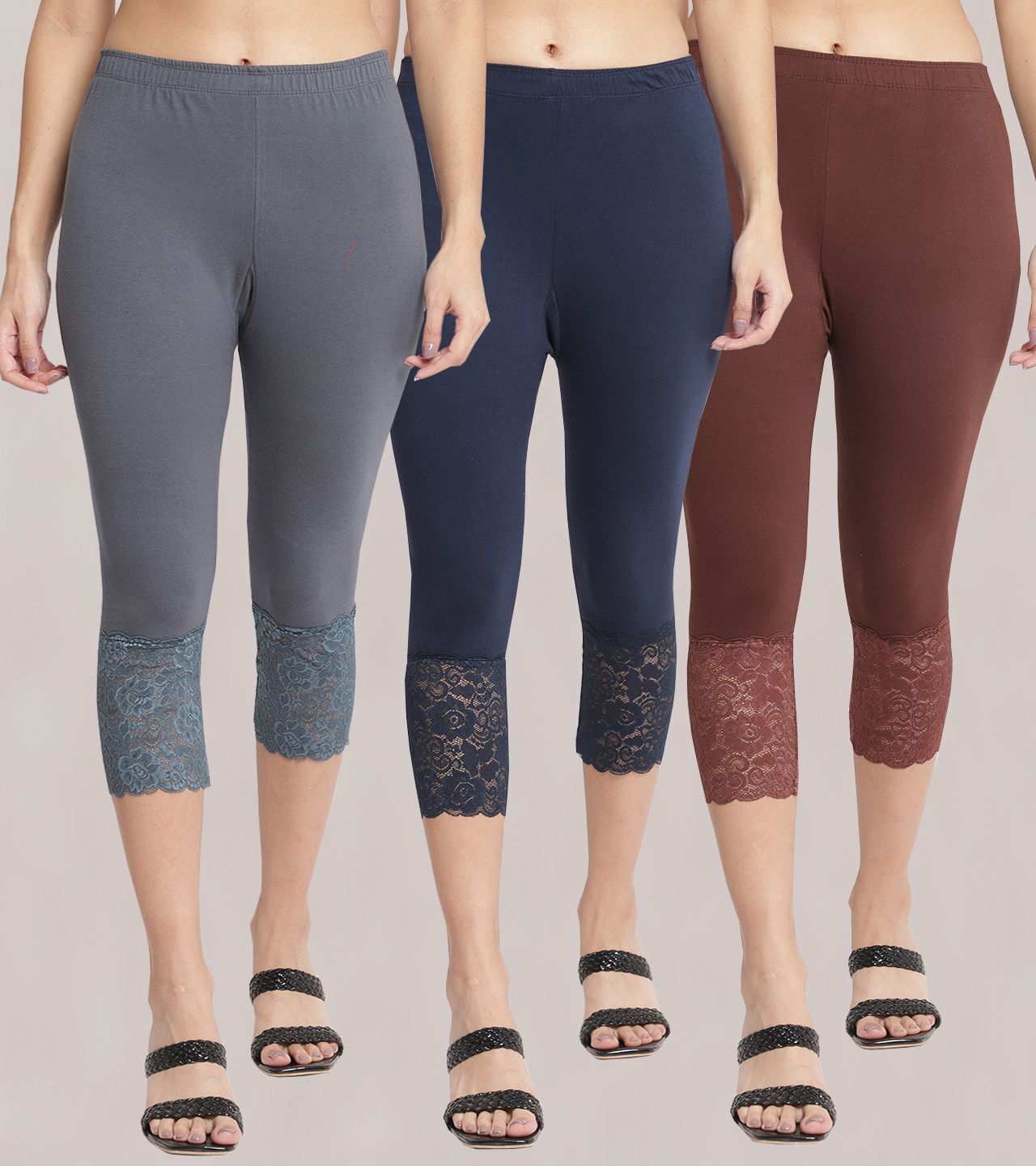 bamboo breeze Women Multicolor Capri-picture-24